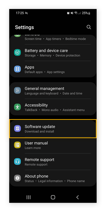 Running app won't online update